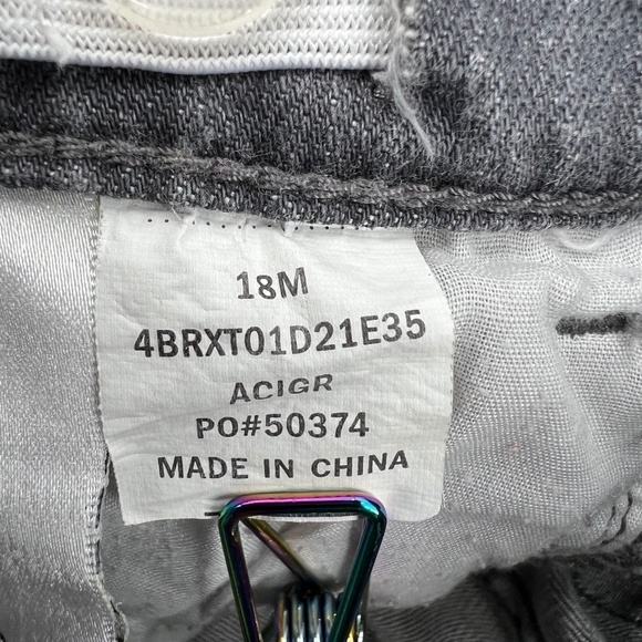 Joe's Jeans Acid Wash Straight Leg Adjustable Waistband Jeans Size 18 Months - Picture 4 of 9